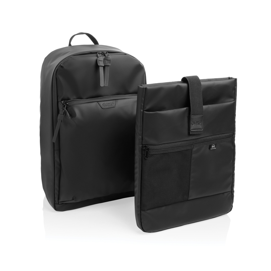 Swiss Peak Zaini Everyday OSLO RCS 16″ zaino porta PC nero con vano rimovibile