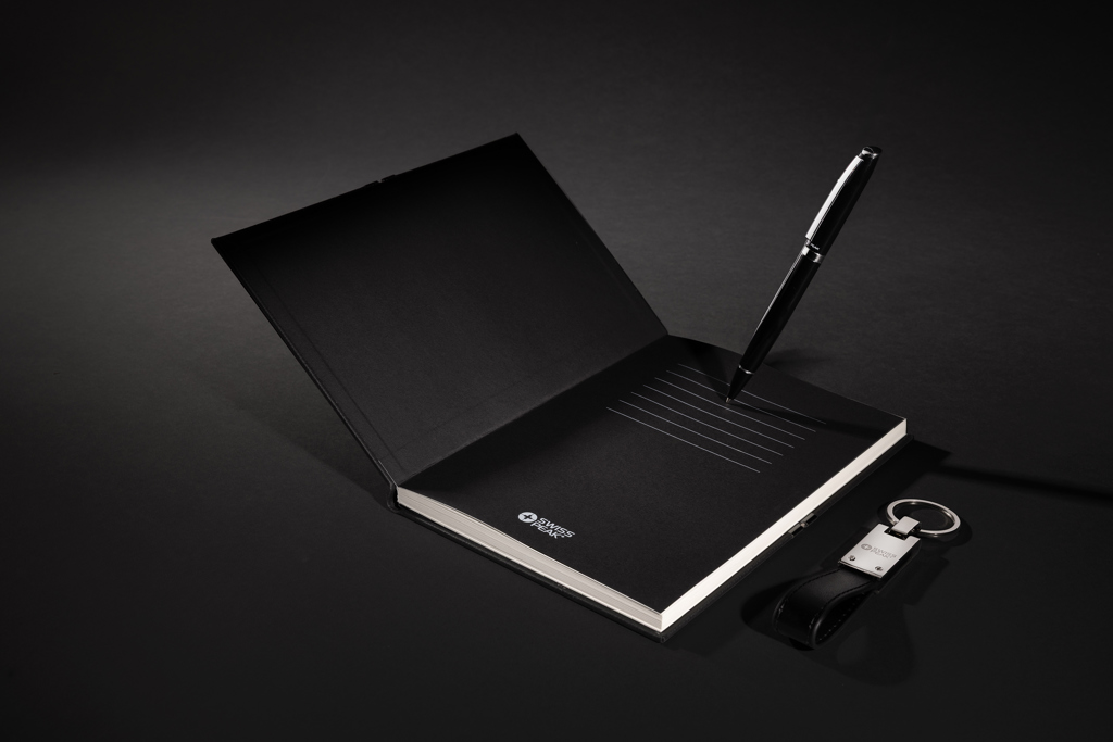 Swiss Peak Ufficio & Scrittura business set regalo nero certificato RCS