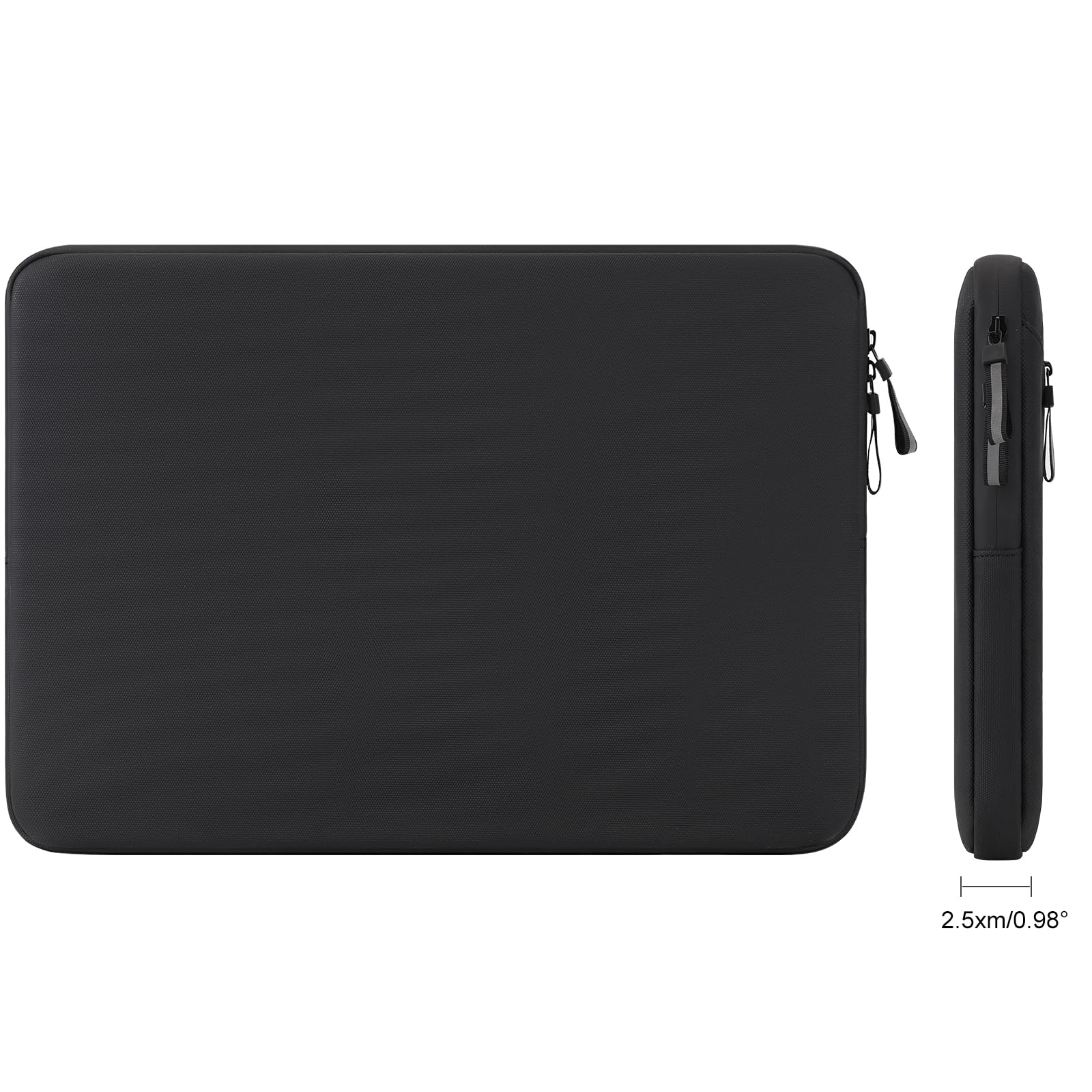 Domiso Laptop Sleeve 17,3 pollici custodia nera impermeabile
