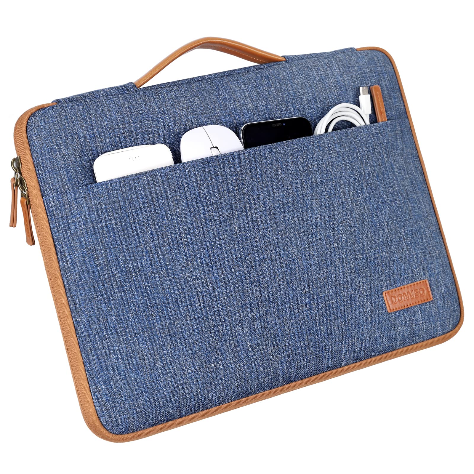 Domiso Laptop Sleeve 17,3 Pollici custodia laptop blu impermeabile