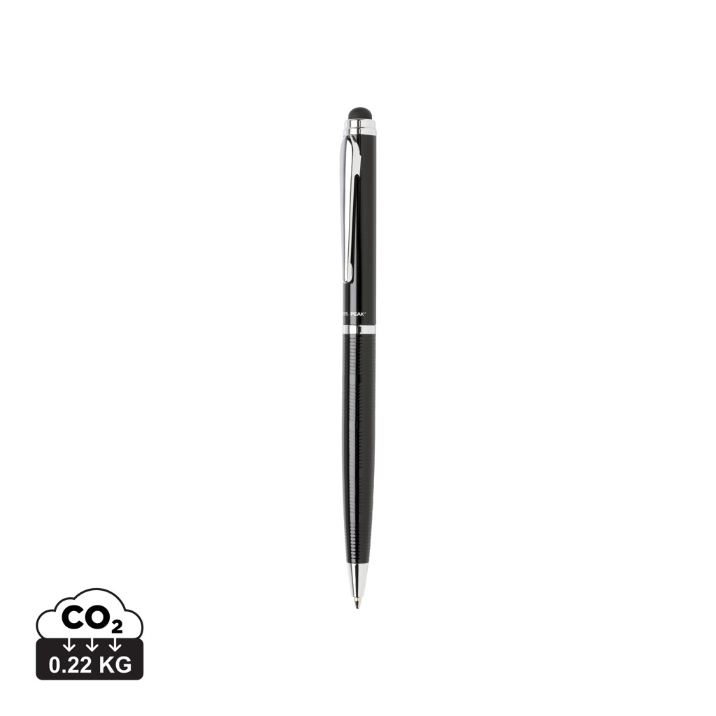 Swiss Peak Ufficio & Scrittura Penna touch Swiss Peak deluxe penna nera refill blu