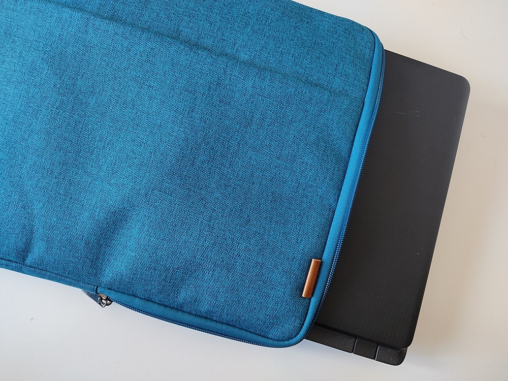 Domiso Laptop Sleeve 15,6 pollici custodia laptop turchese impermeabile