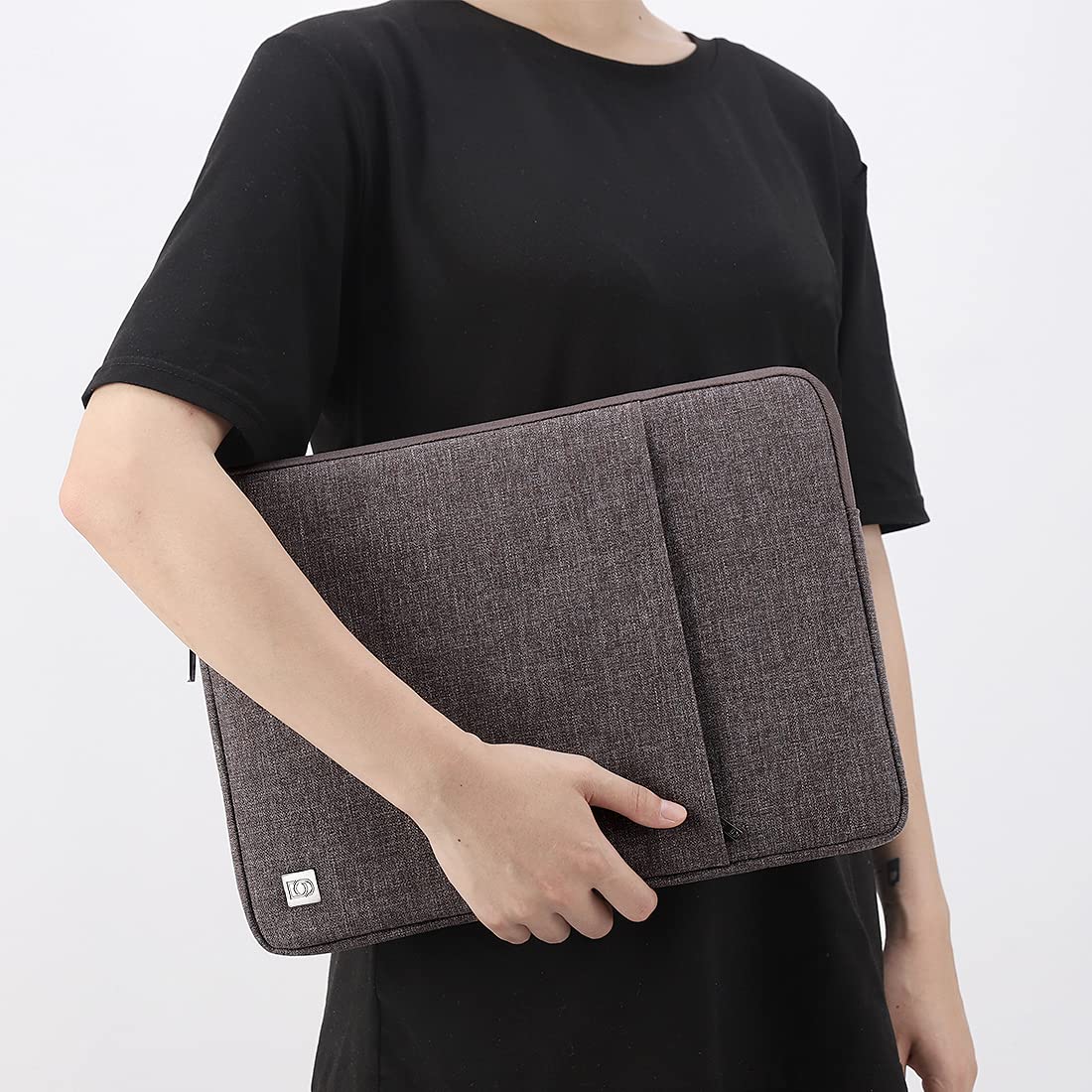 Domiso Laptop Sleeve 10,1 pollici custodia tablet marrone impermeabile