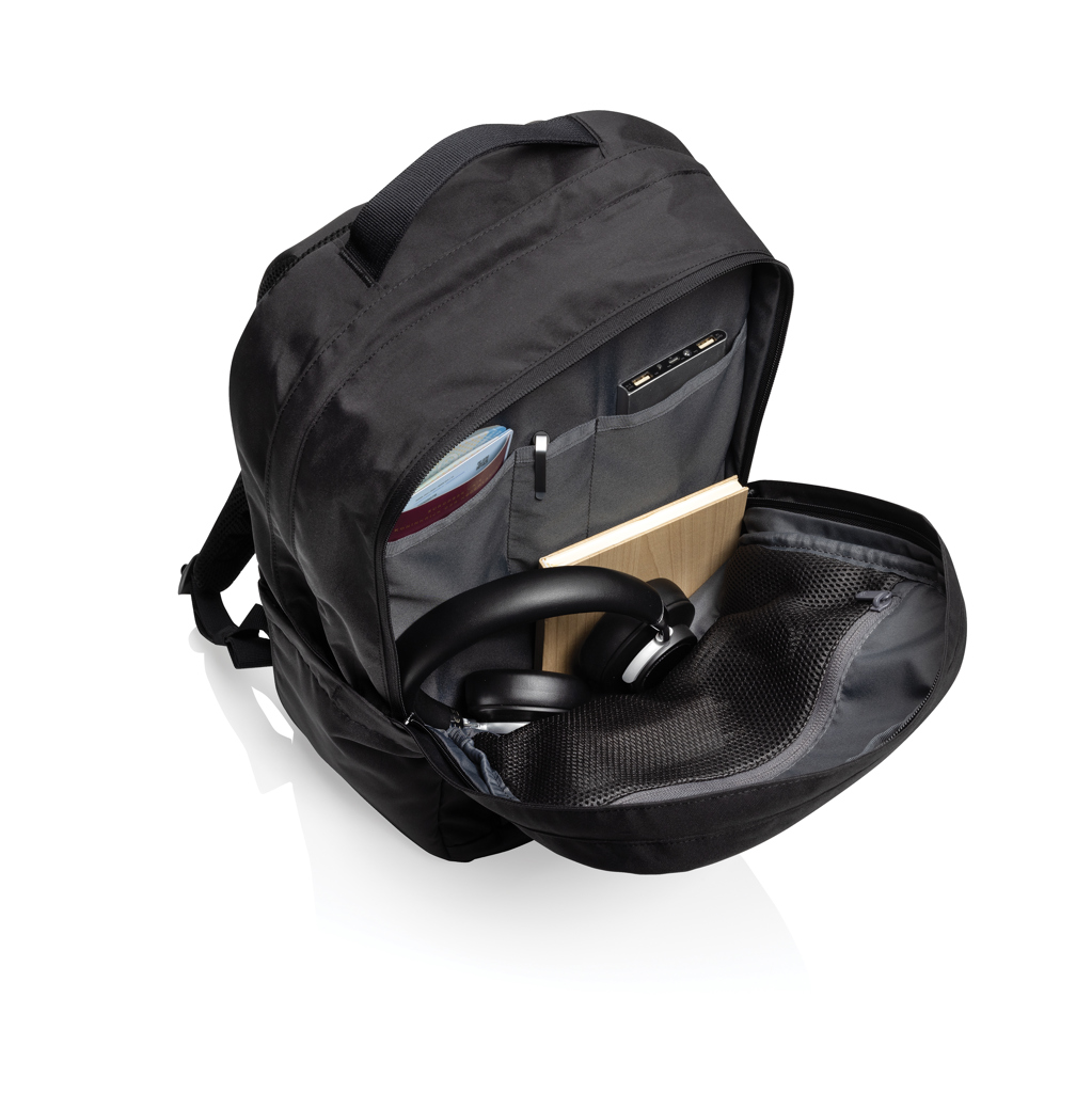 Swiss Peak Zaini Edin zaino porta PC 15,6″ nero rPET