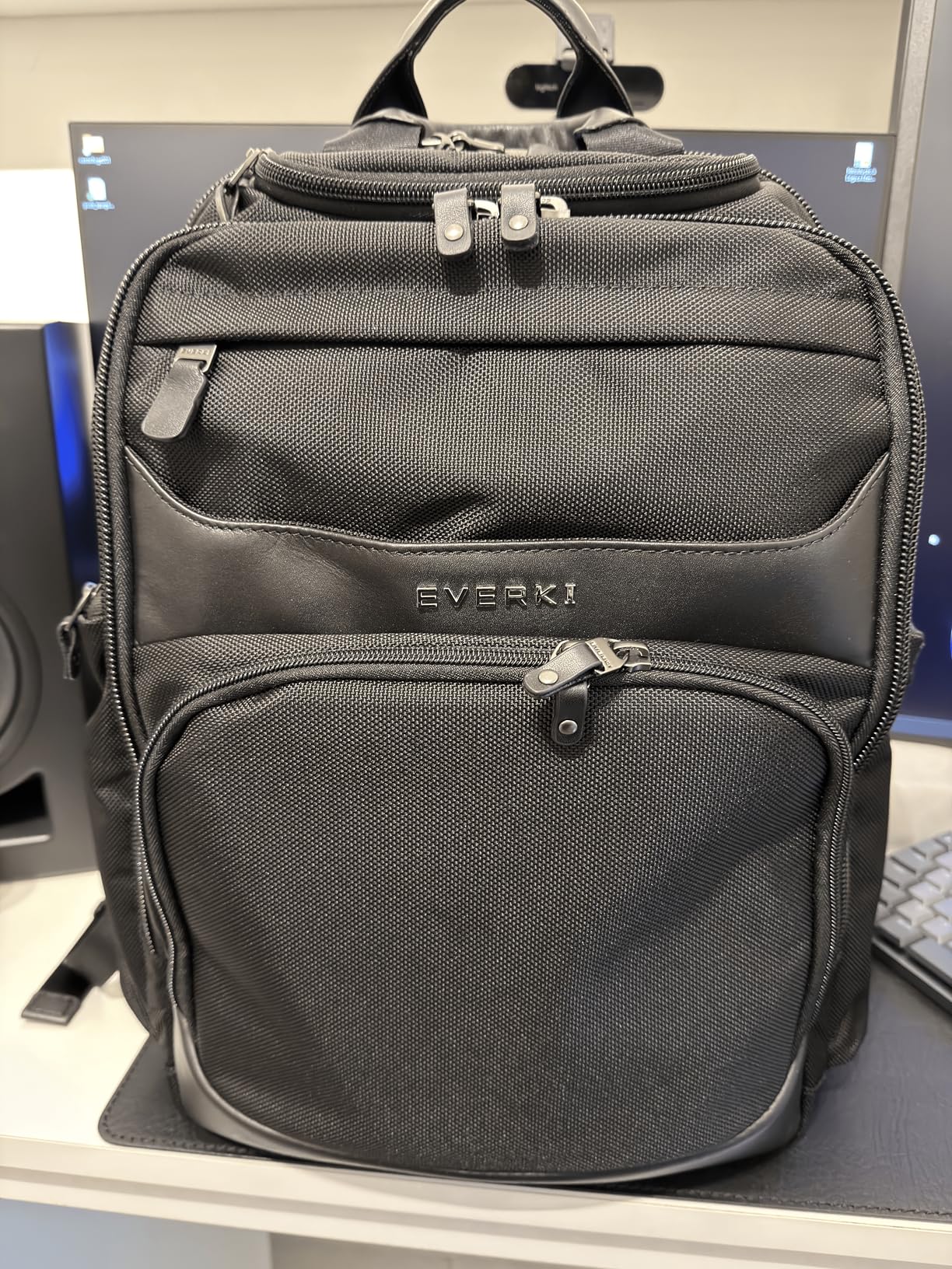 EVERKI Zaini per Portatile Onyx EKP132 zaino laptop 25 litri nero