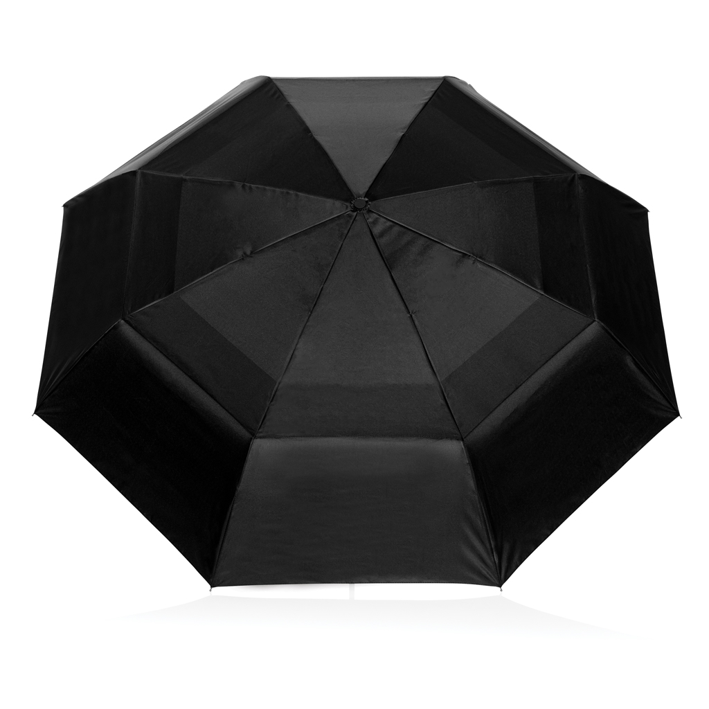 Swiss Peak Ombrelli AWARE™ Tornado ombrello tascabile antivento 27″ nero, 1 pezzo rPET