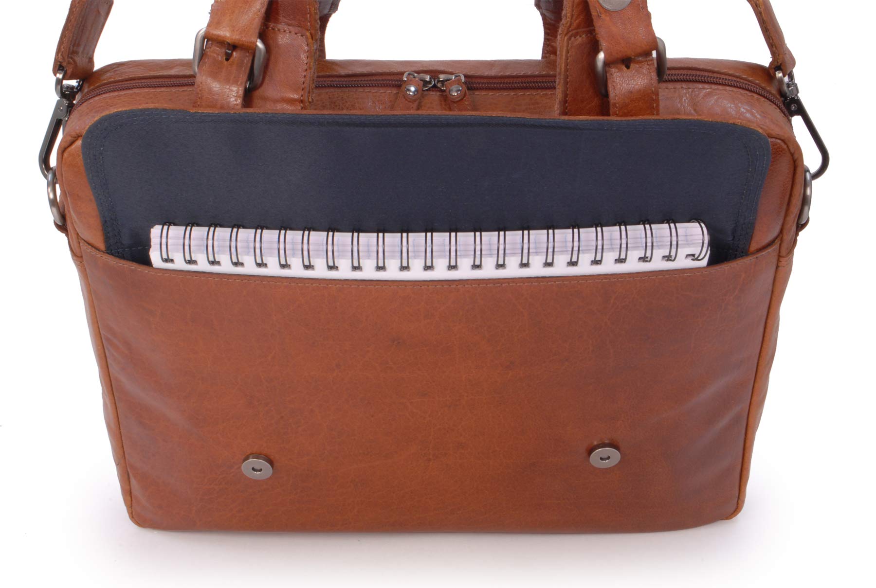 Ashwood Man Bags & Briefcases Vera Pelle Vintage F-83 borsa laptop miele marrone