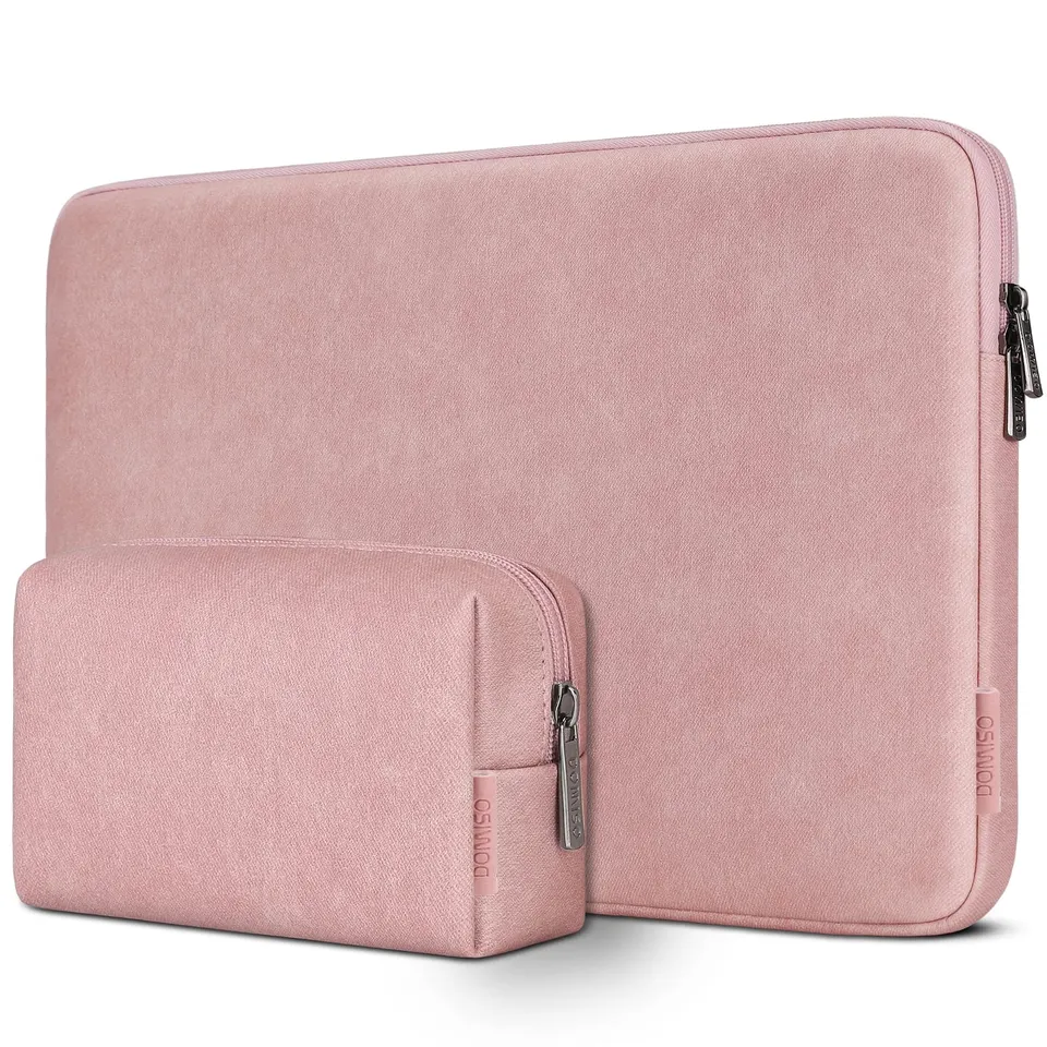 Domiso Laptop Sleeve 17.3 Pollici custodia laptop Rosa impermeabile