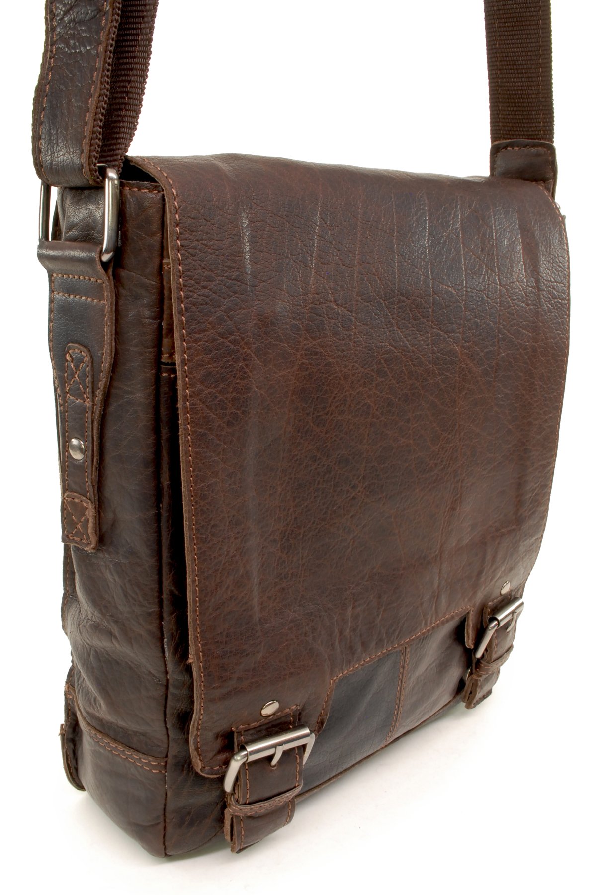 Ashwood Man Bags & Briefcases 8342 borsa a tracolla in pelle di bufalo A4