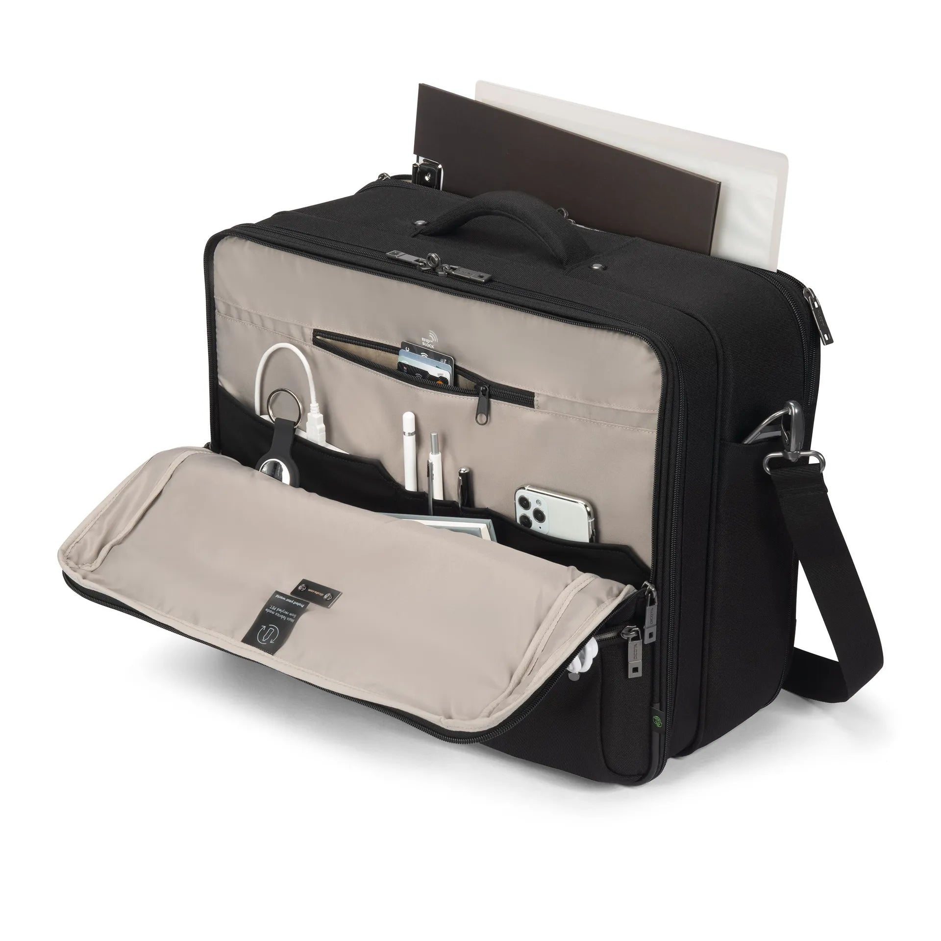 BASE XXO Laptop Bags Multi Twin FIVE 15-17.3 borsa laptop con RFID