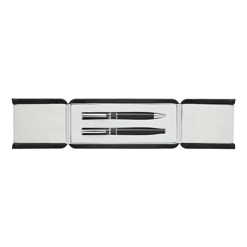 Swiss Peak Ufficio & Scrittura Set di penne Deluxe nero inchiostro blu