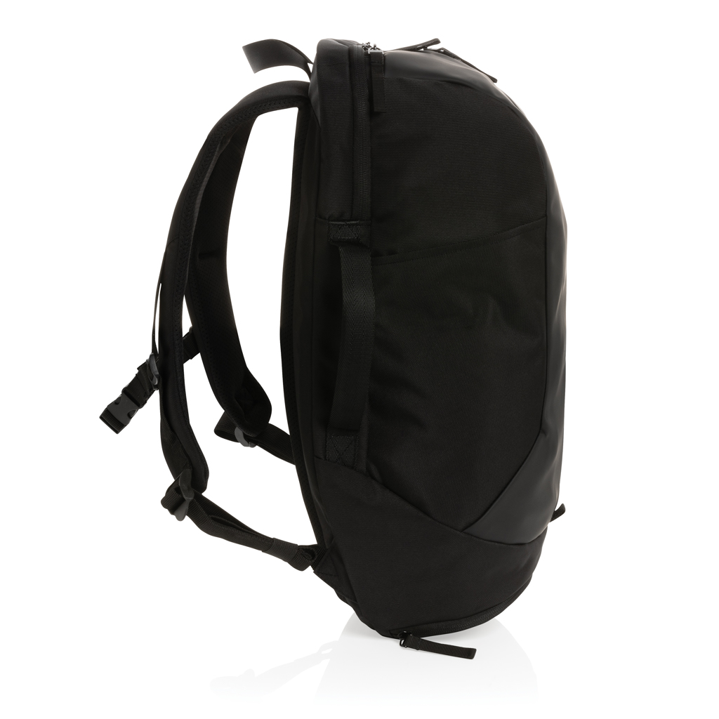 Swiss Peak Zaini AWARE™ RPET 15.6″ zaino lavoro/palestra nero ibrido