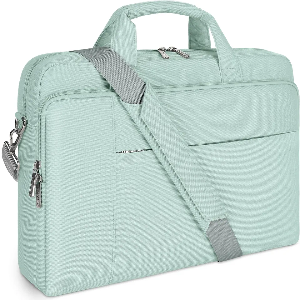 Domiso Laptop Briefcase 14 Pollici Borsa Laptop Impermeabile Verde Menta