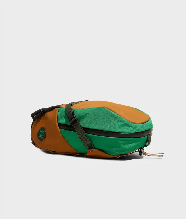 Crumpler Small Bags & Accessories Great Question borsa da bici Ginger/Astroturf con fissaggio diretto