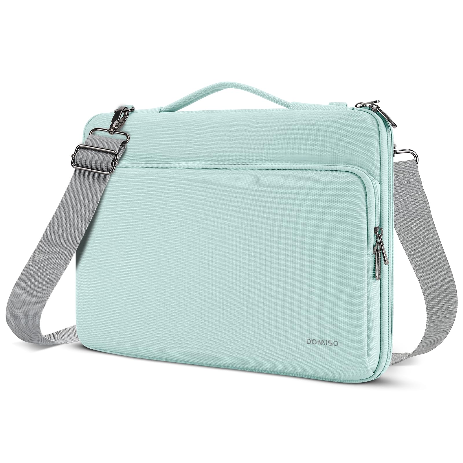 Domiso Laptop Sleeve 15,6 pollici custodia laptop Menta verde impermeabile