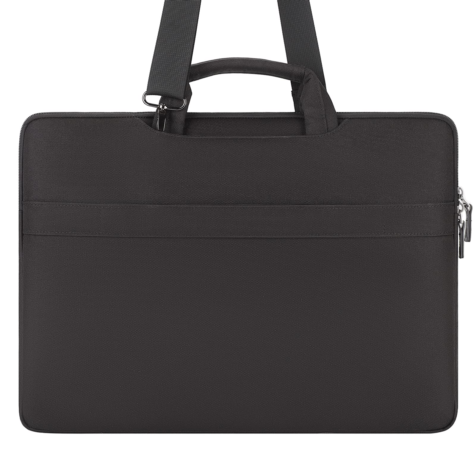 Domiso Laptop Briefcase 15,6 pollici borsa laptop nera impermeabile