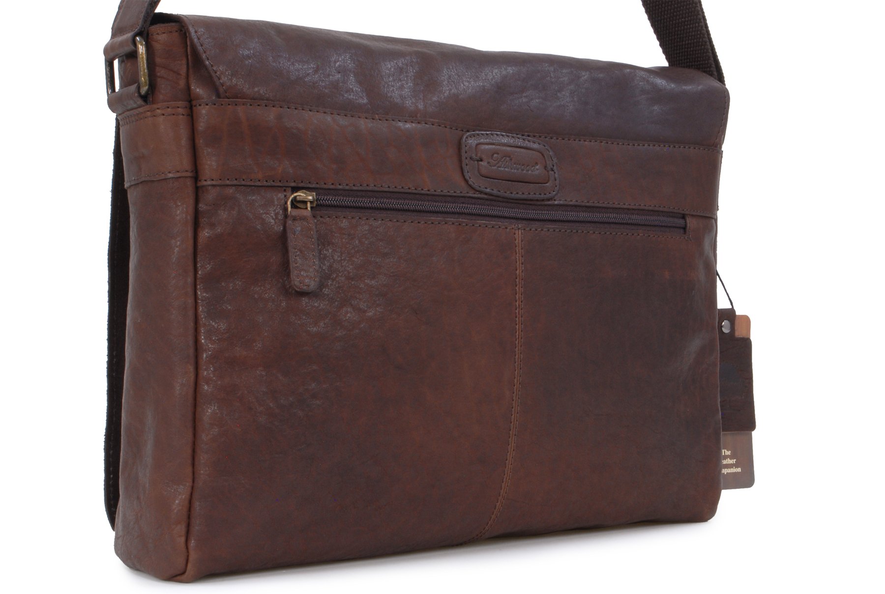 Ashwood Man Bags & Briefcases Pedro borsa messenger in pelle capiente