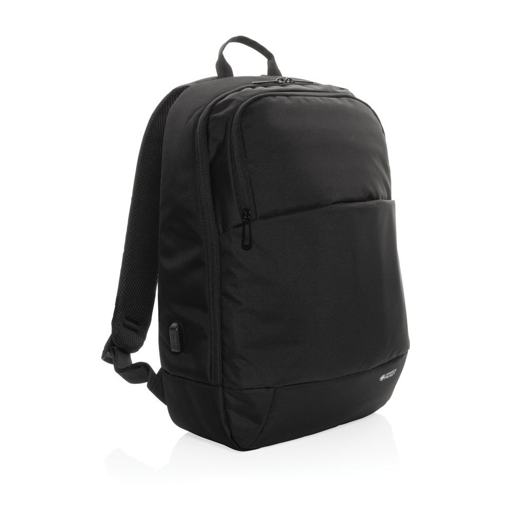 Swiss Peak Zaini zaino moderno porta PC 15,6″ AWARE™ nero USB-C