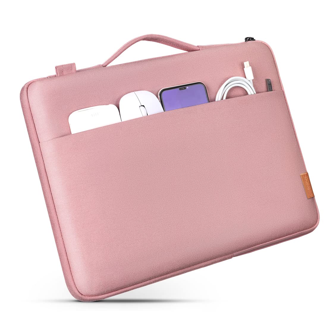 Domiso Laptop Sleeve 17,3 pollici custodia laptop rosa impermeabile