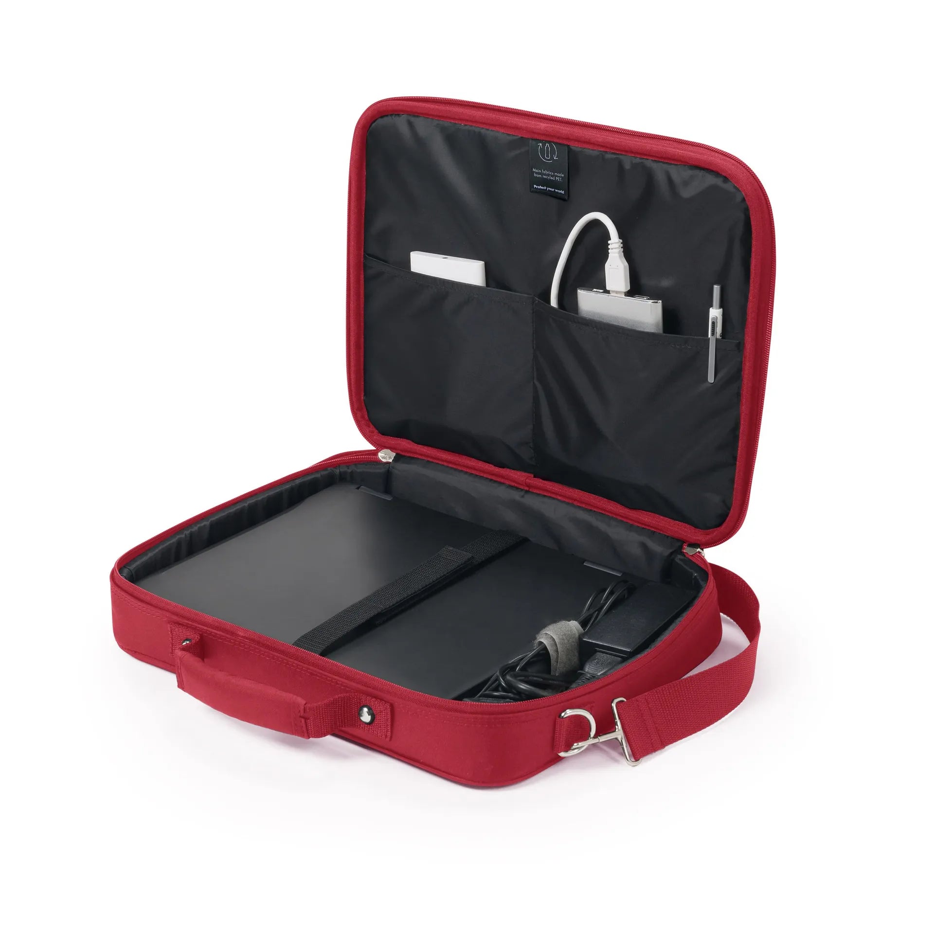 DICOTA Eco Multi BASE borsa laptop 15-17.3 rossa in PET riciclato
