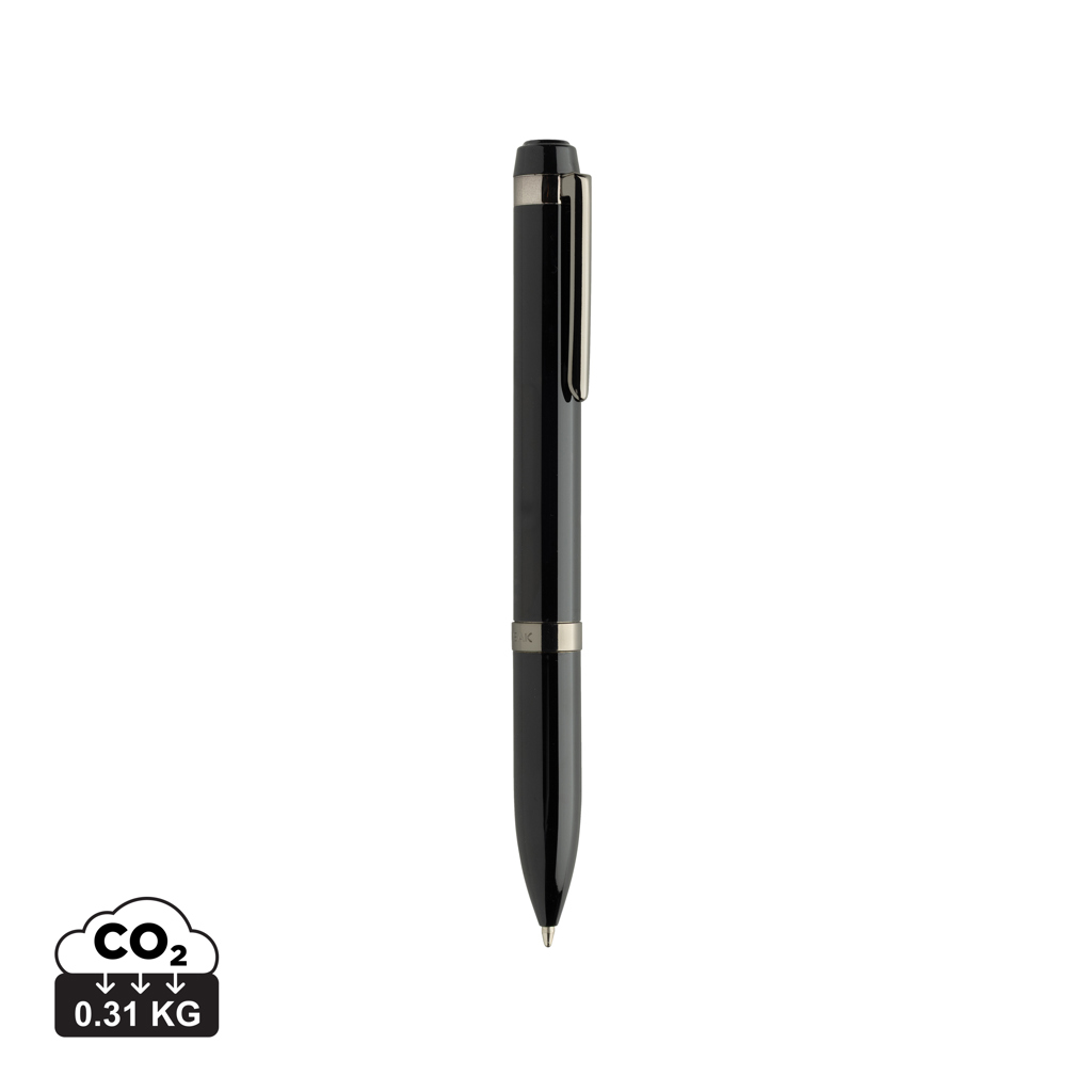 Swiss Peak Ufficio & Scrittura OSLO Deluxe penna a sfera nera, 1 pezzo acciaio RCS