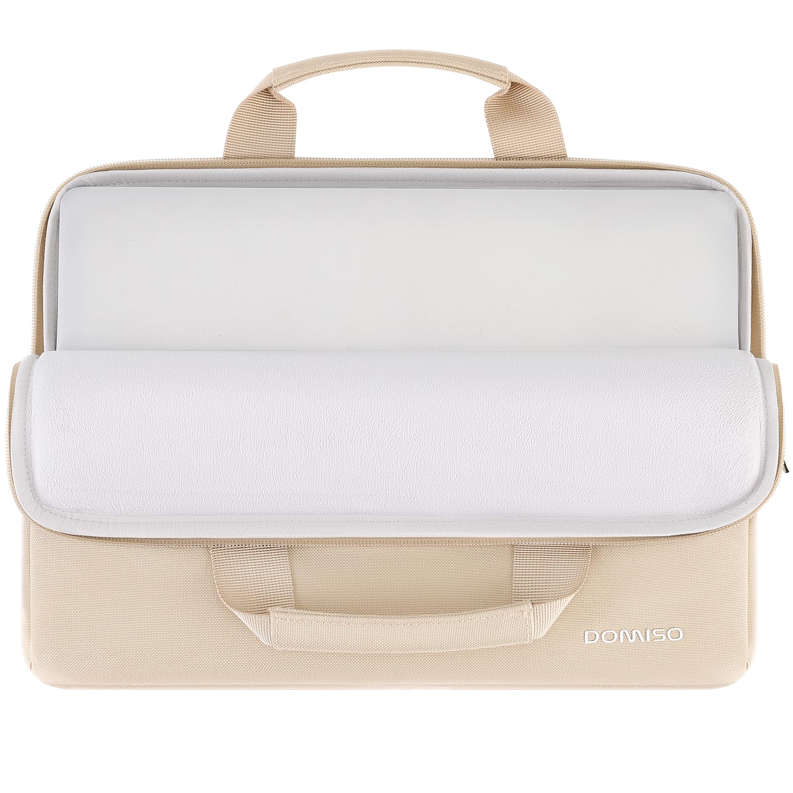 Domiso Laptop Sleeve 17,3 pollici custodia laptop beige impermeabile