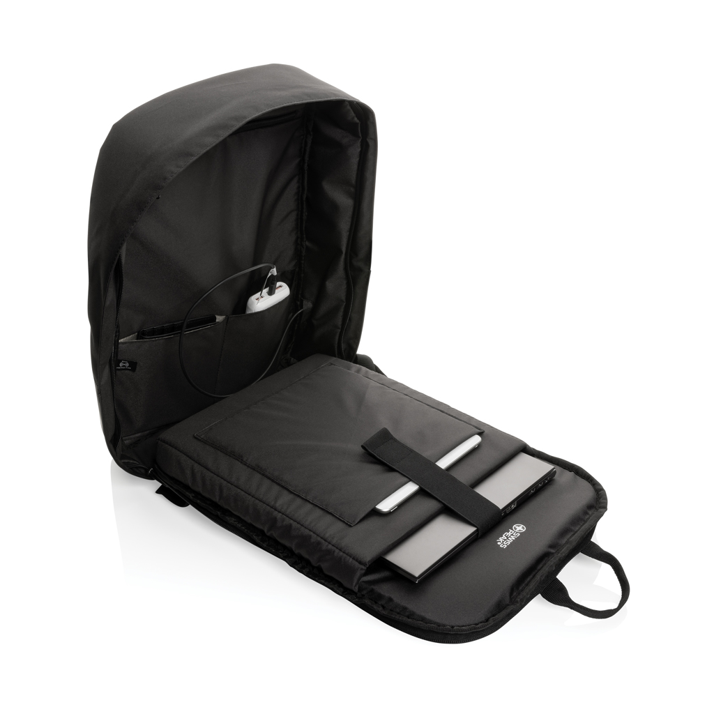 Swiss Peak Zaini zaino porta PC antitaccheggio 15,6″ AWARE™ RFID nero