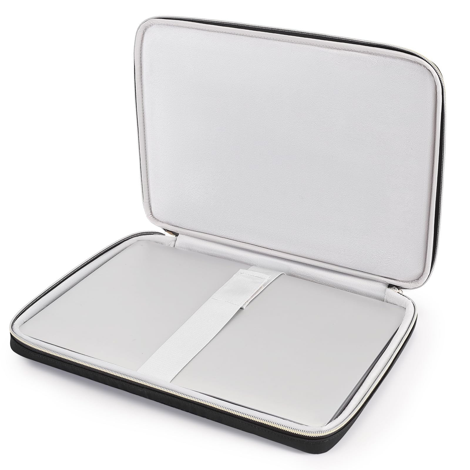 Domiso Laptop Sleeve 17,3 pollici custodia laptop nera impermeabile