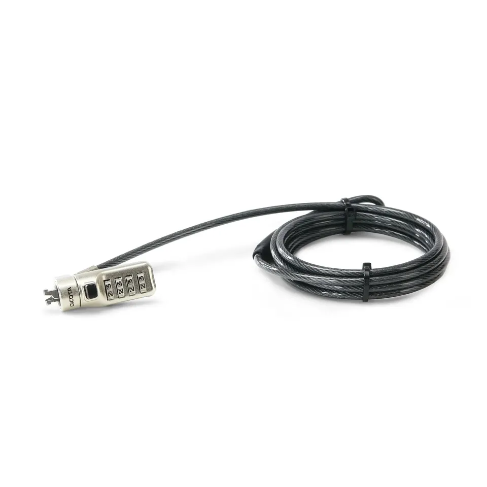 BASE XXO Security Locks Security Cable N-Lock combination resettable 2.5x6mm slot single cavo antifurto