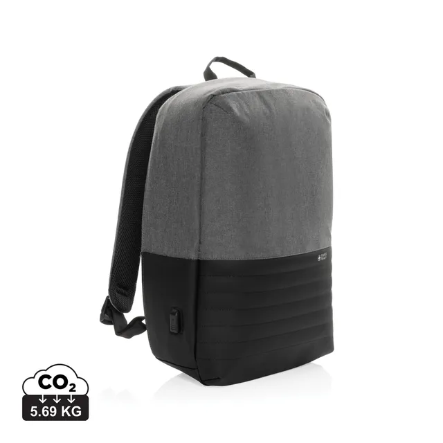 Swiss Peak Zaini AWARE™ RFID zaino porta PC 15.6″ grigio antitaccheggio