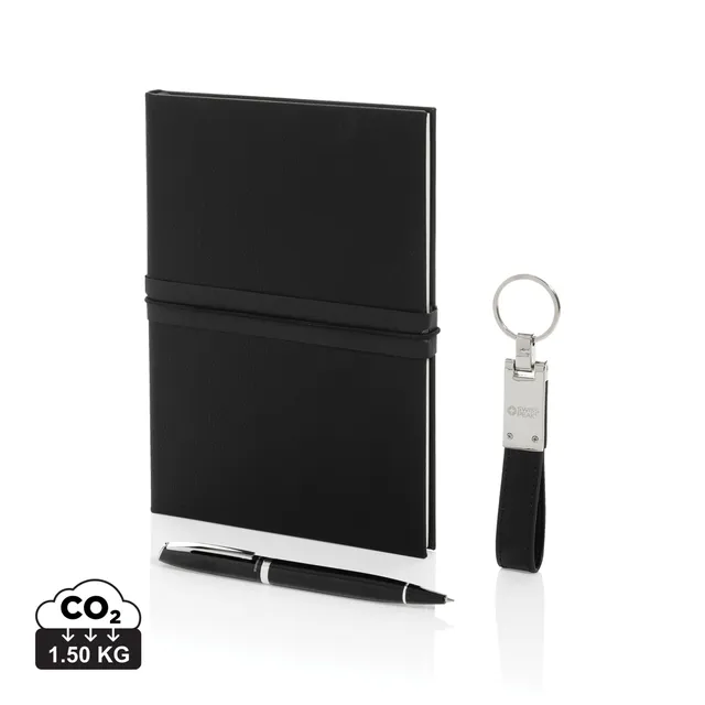 Swiss Peak Ufficio & Scrittura business set regalo nero certificato RCS
