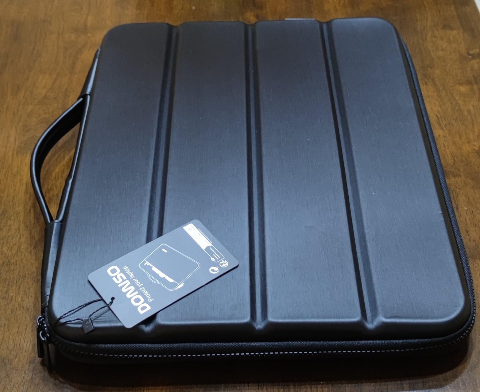Domiso EVA Laptop Bag 17,3 pollici borsa nera antiurto