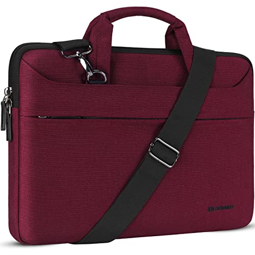 Domiso Laptop Briefcase 14 pollici borsa laptop fucsia impermeabile