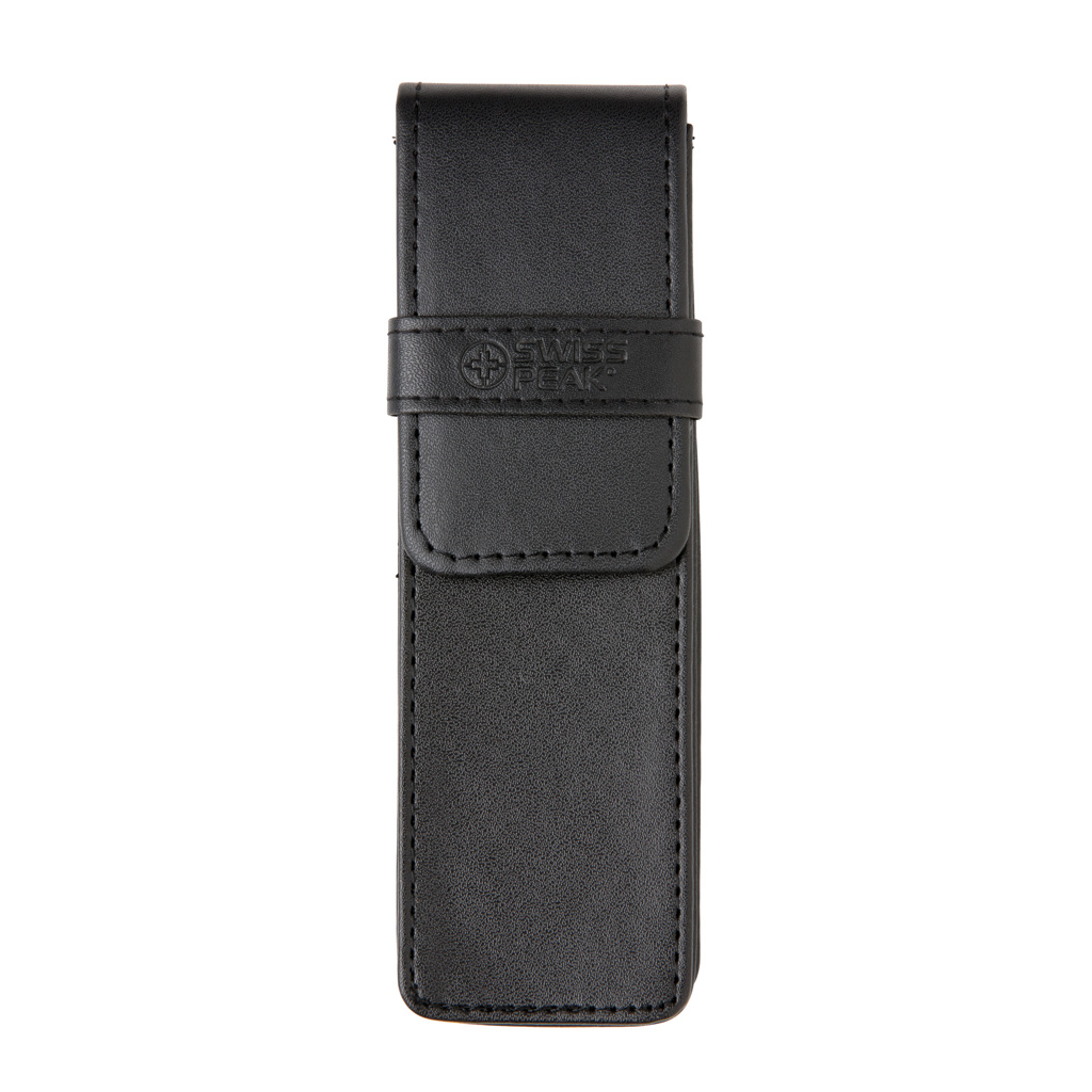 Swiss Peak set penne executive nero, roller touchscreen con refill blu