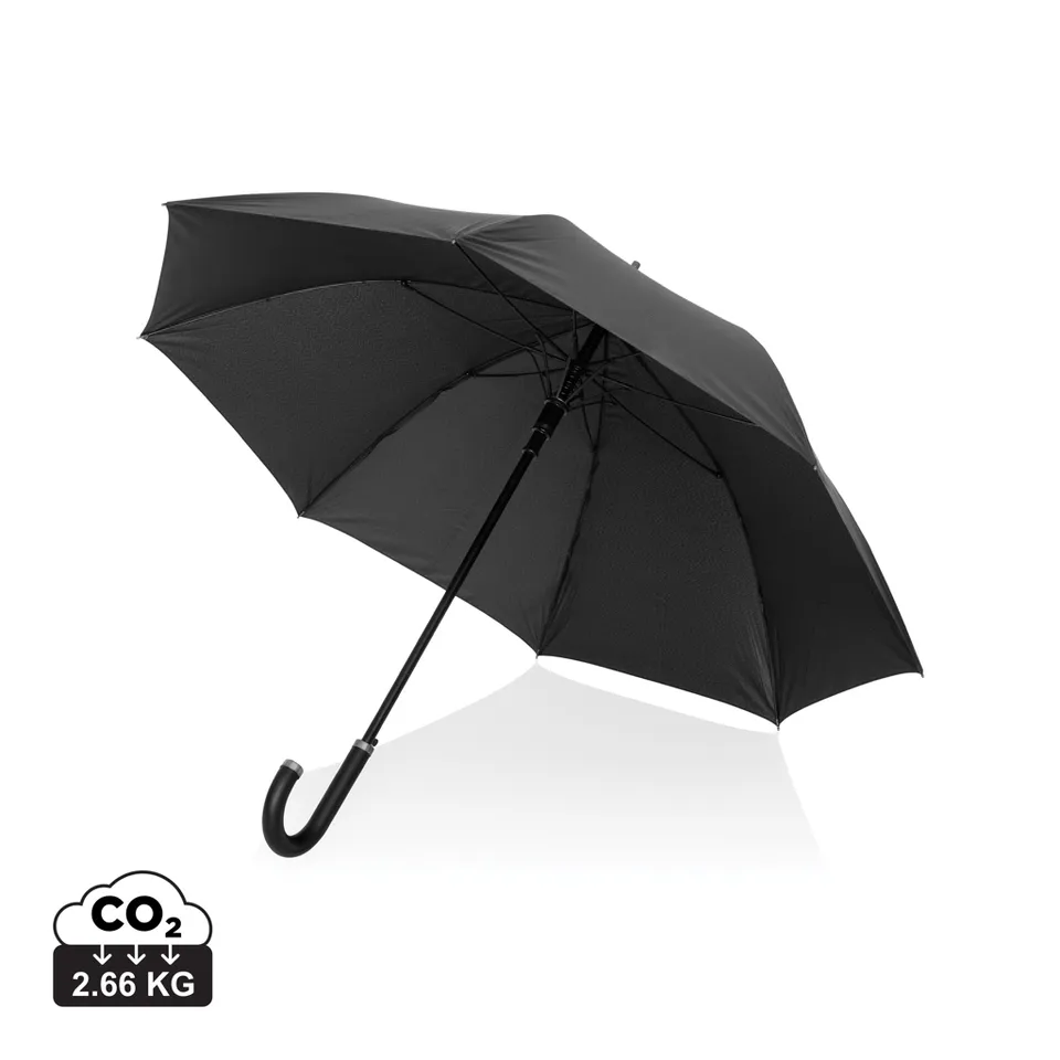 Swiss Peak Vero ombrello 25″ nero in rPET 190T, apertura automatica