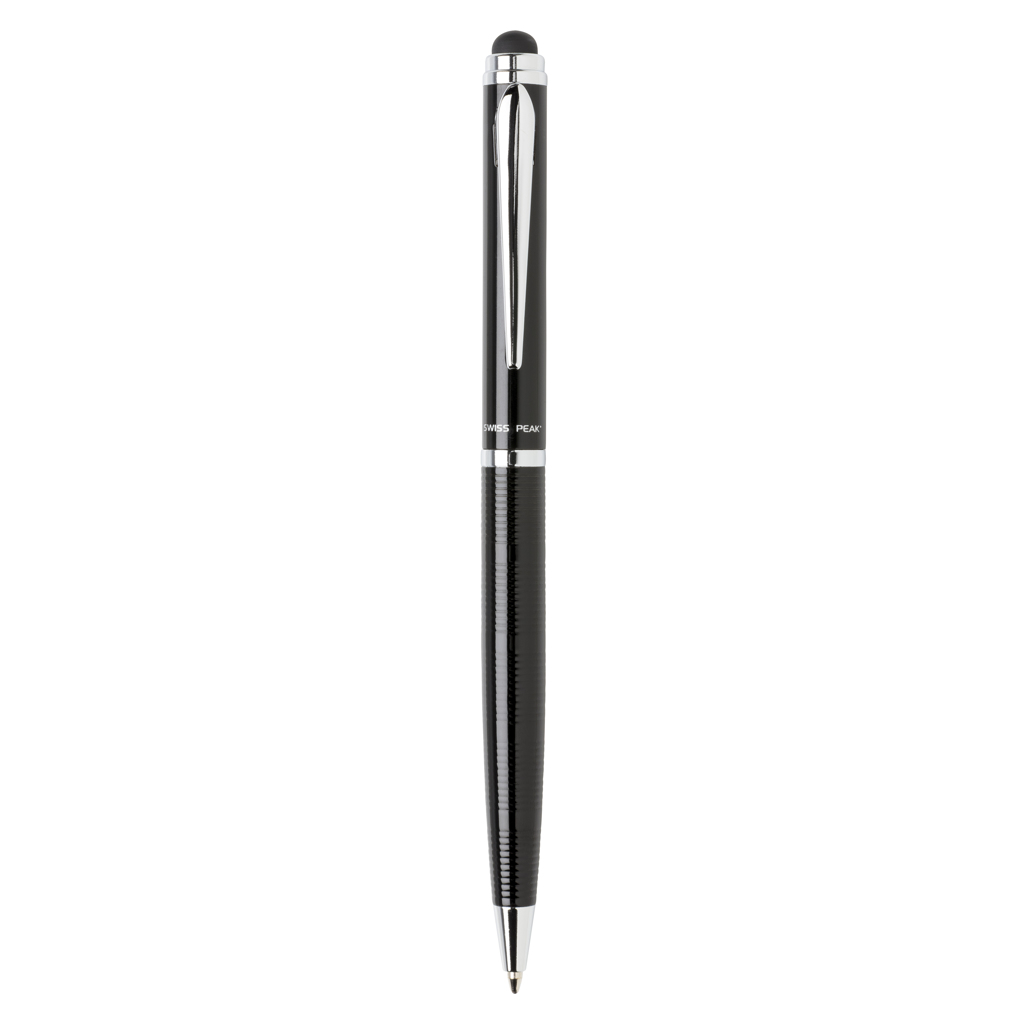 Swiss Peak Ufficio & Scrittura Penna touch Swiss Peak deluxe penna nera refill blu