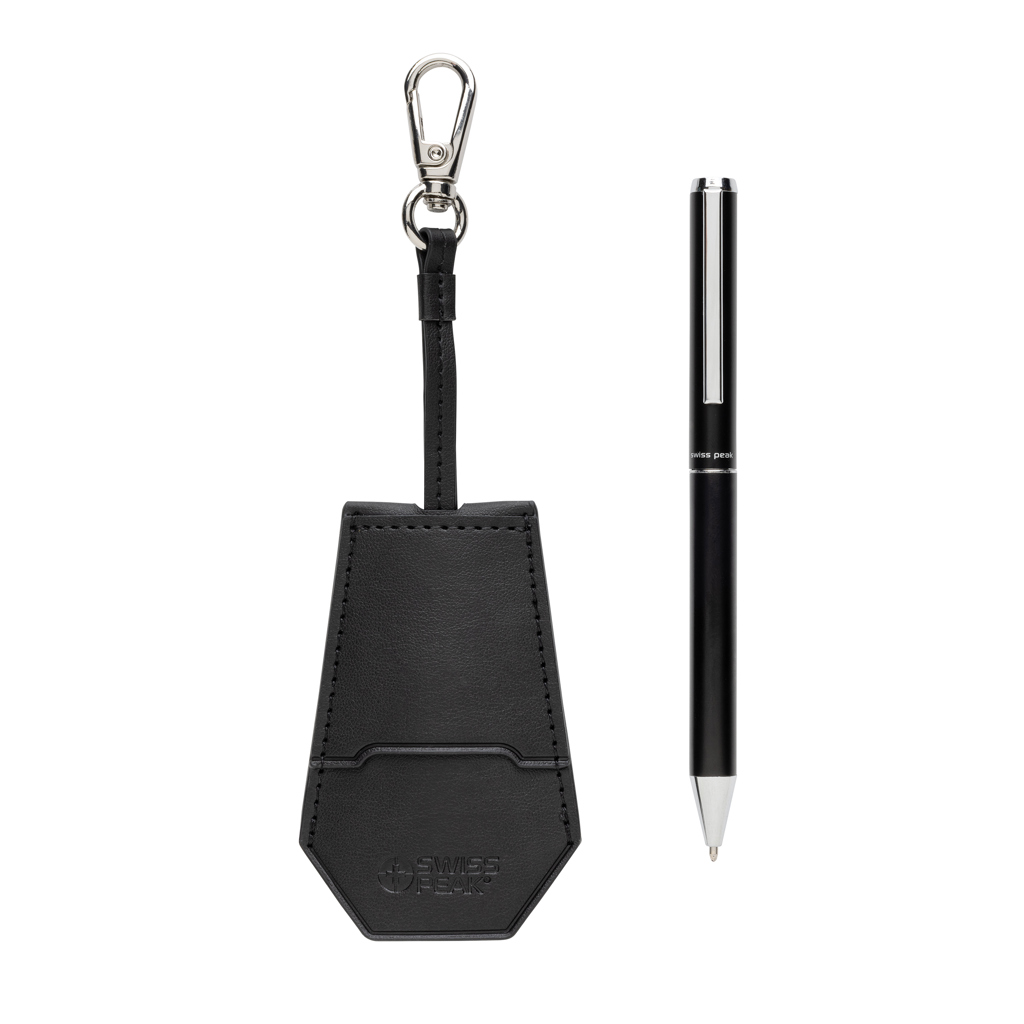 Swiss Peak Ufficio & Scrittura Tula set penna e portachiavi nero RCS