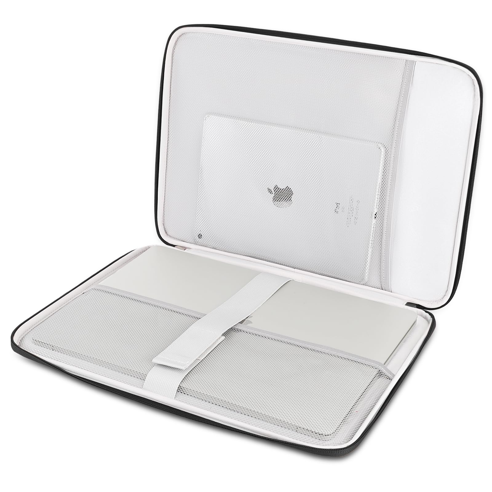 Domiso Laptop Sleeve 17,3 pollici custodia nera impermeabile