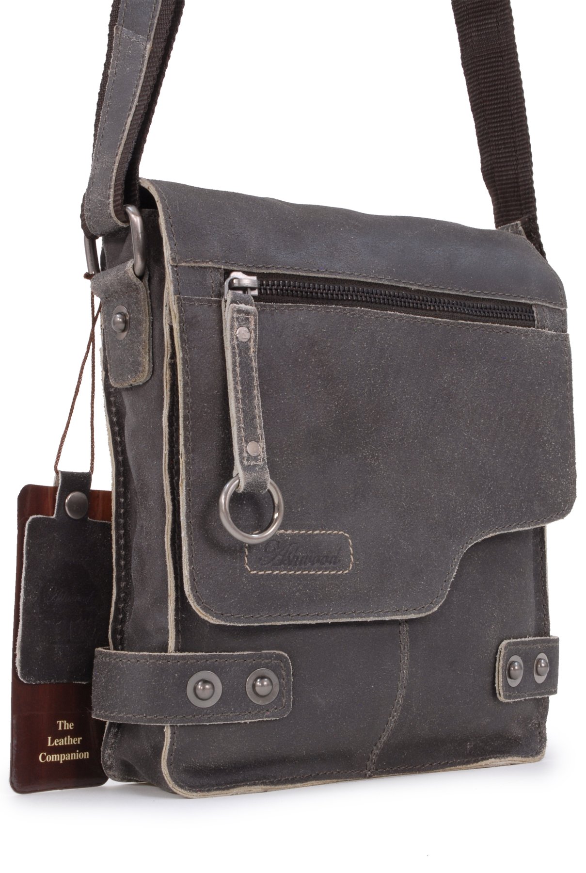 Ashwood Man Bags & Briefcases Camden 8351 borsa messenger Marrone compatta