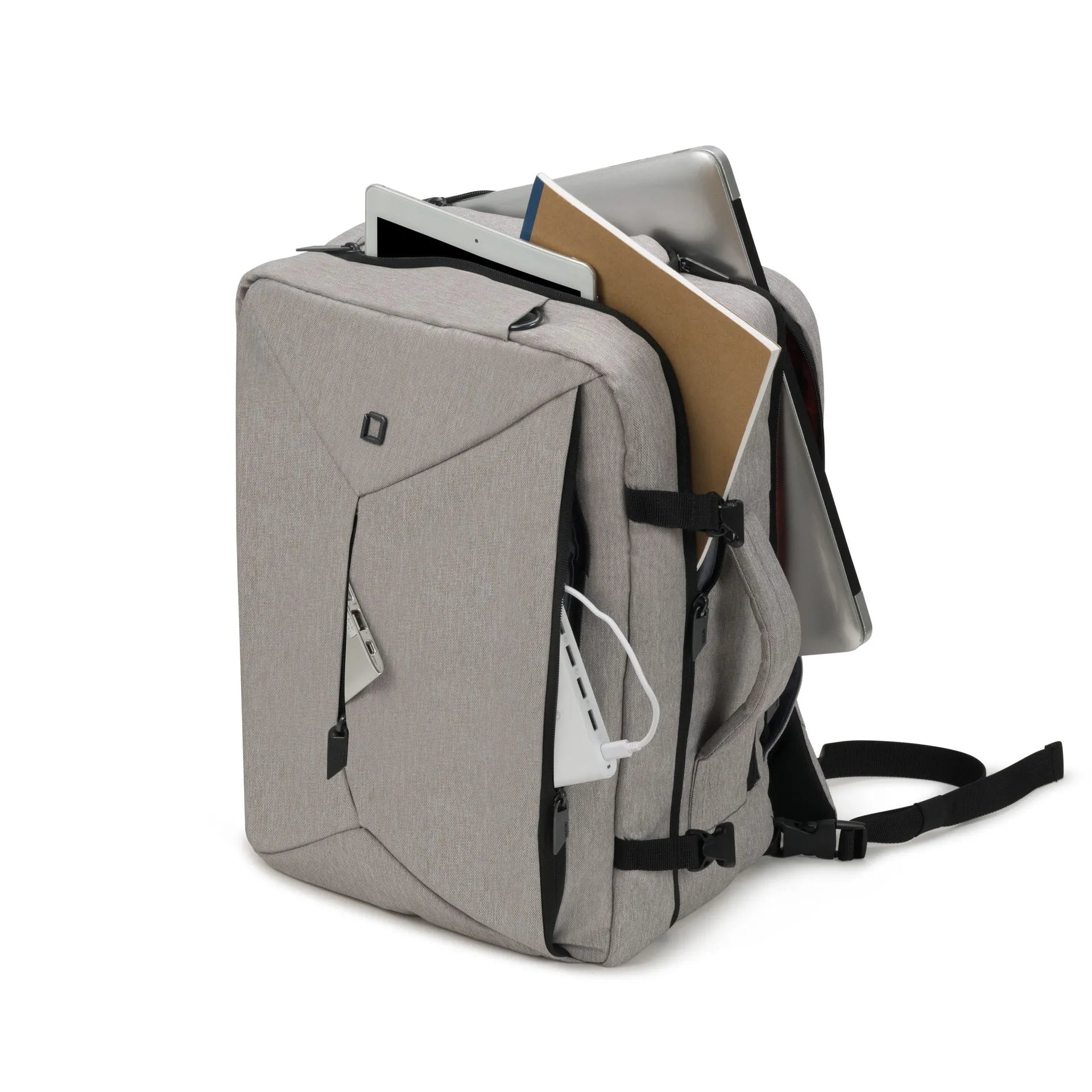 BASE XXO Backpacks Dual Plus EDGE 13-15.6 zaino grigio chiaro