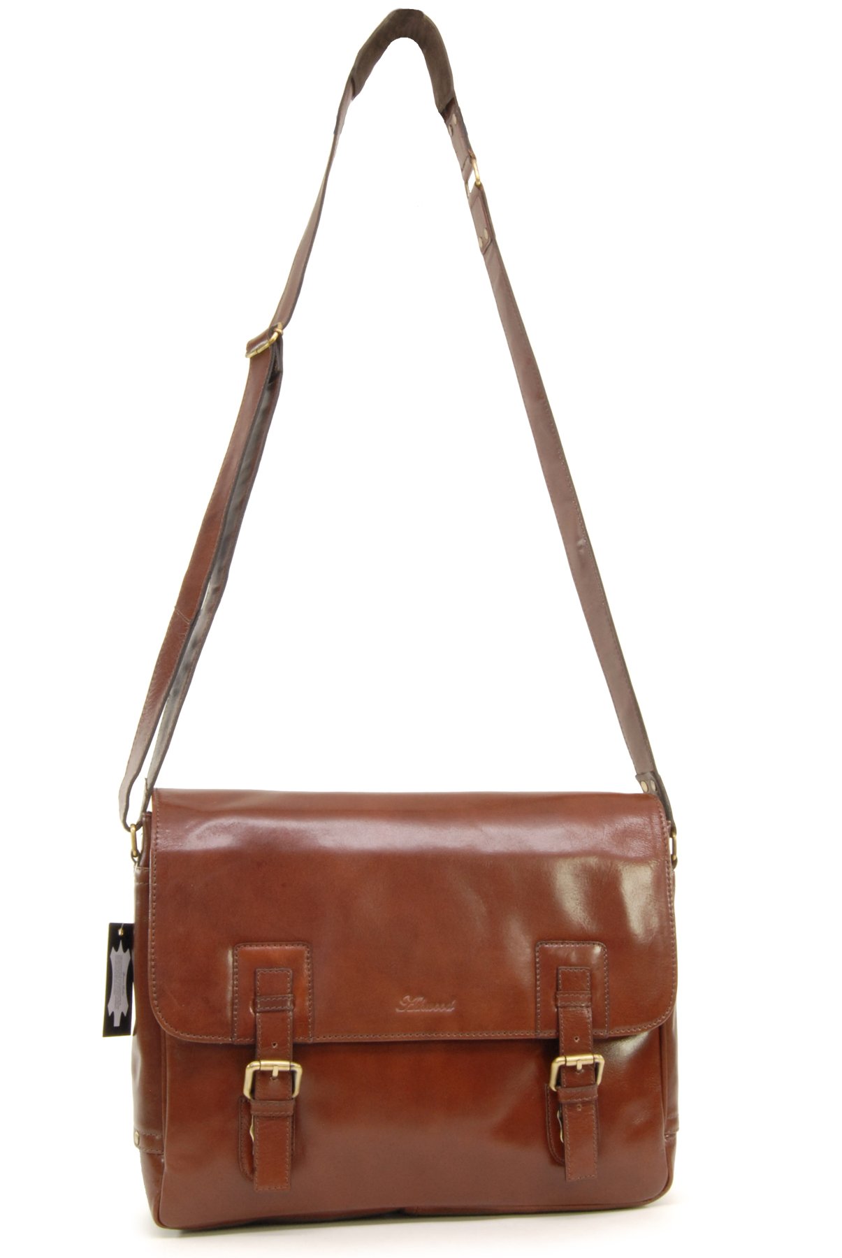 Ashwood Man Bags & Briefcases Jasper borsa messenger laptop in pelle