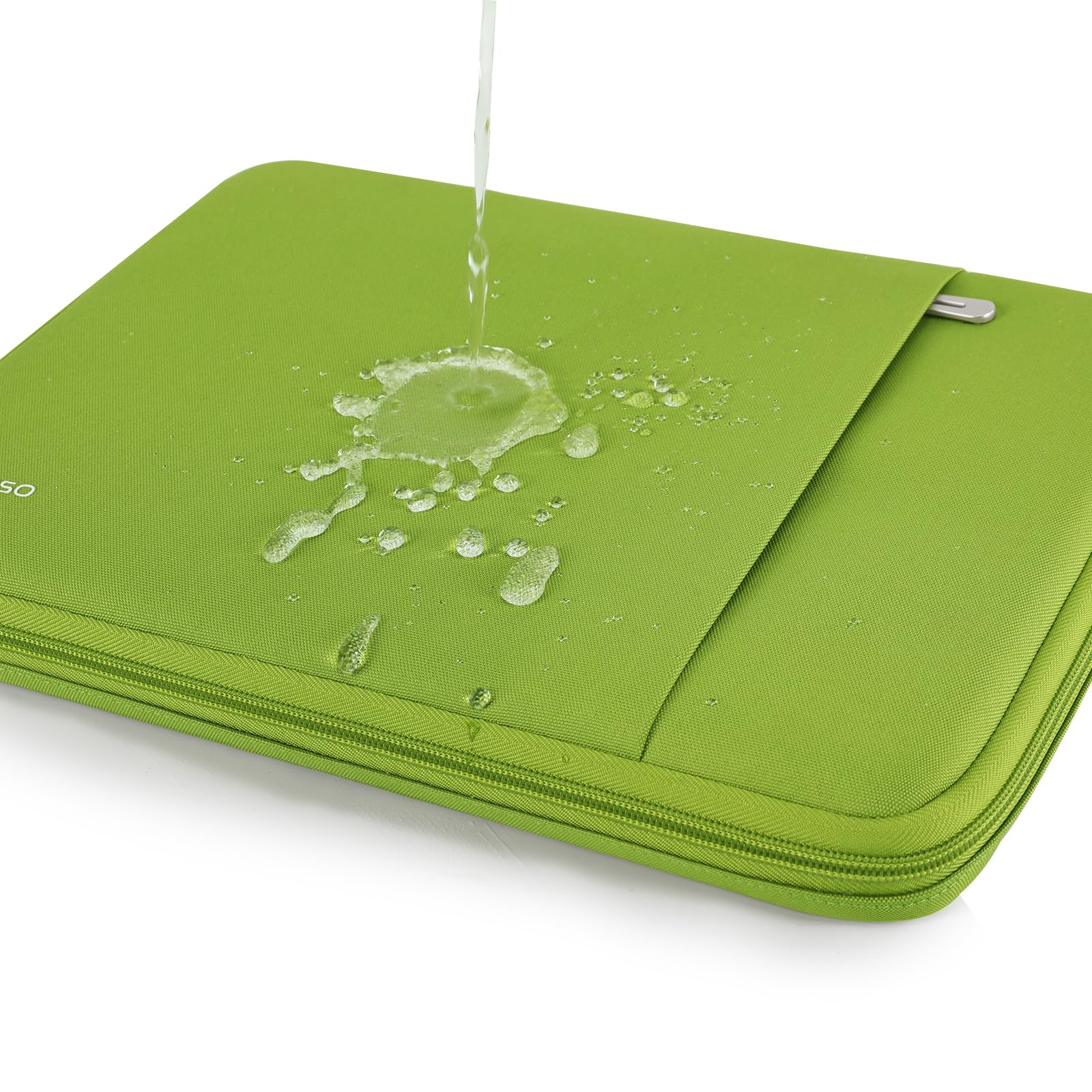 Domiso Laptop Sleeve 13,3 pollici custodia laptop verde erba impermeabile