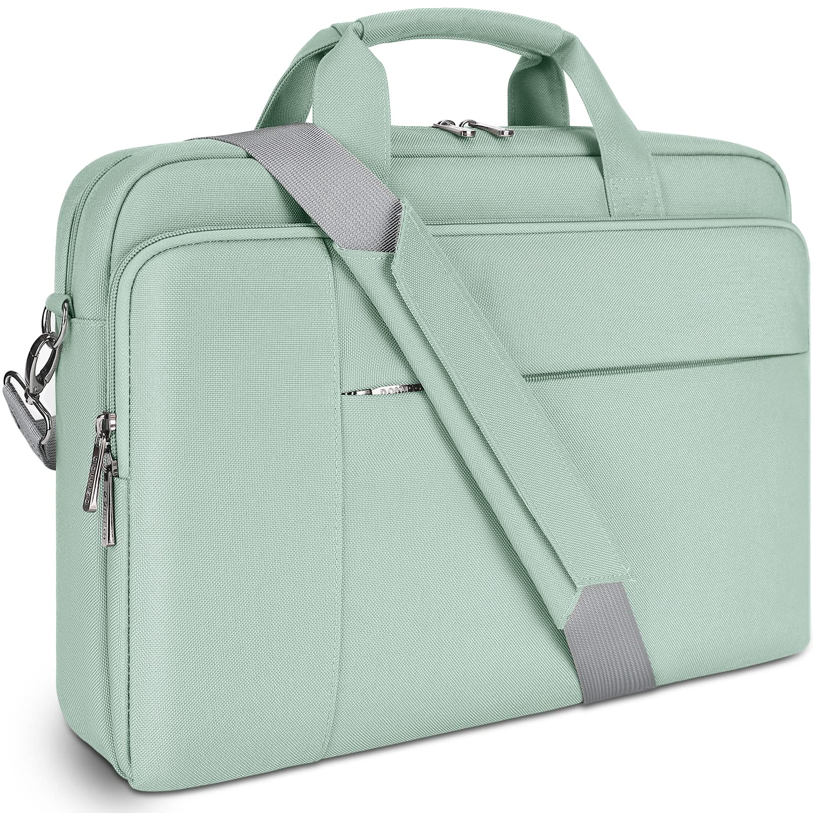 Domiso Laptop Briefcase 17,3 pollici borsa verde salvia impermeabile