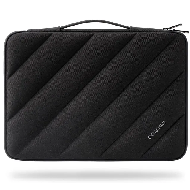 Domiso Laptop Sleeve 17,3 pollici custodia nera impermeabile