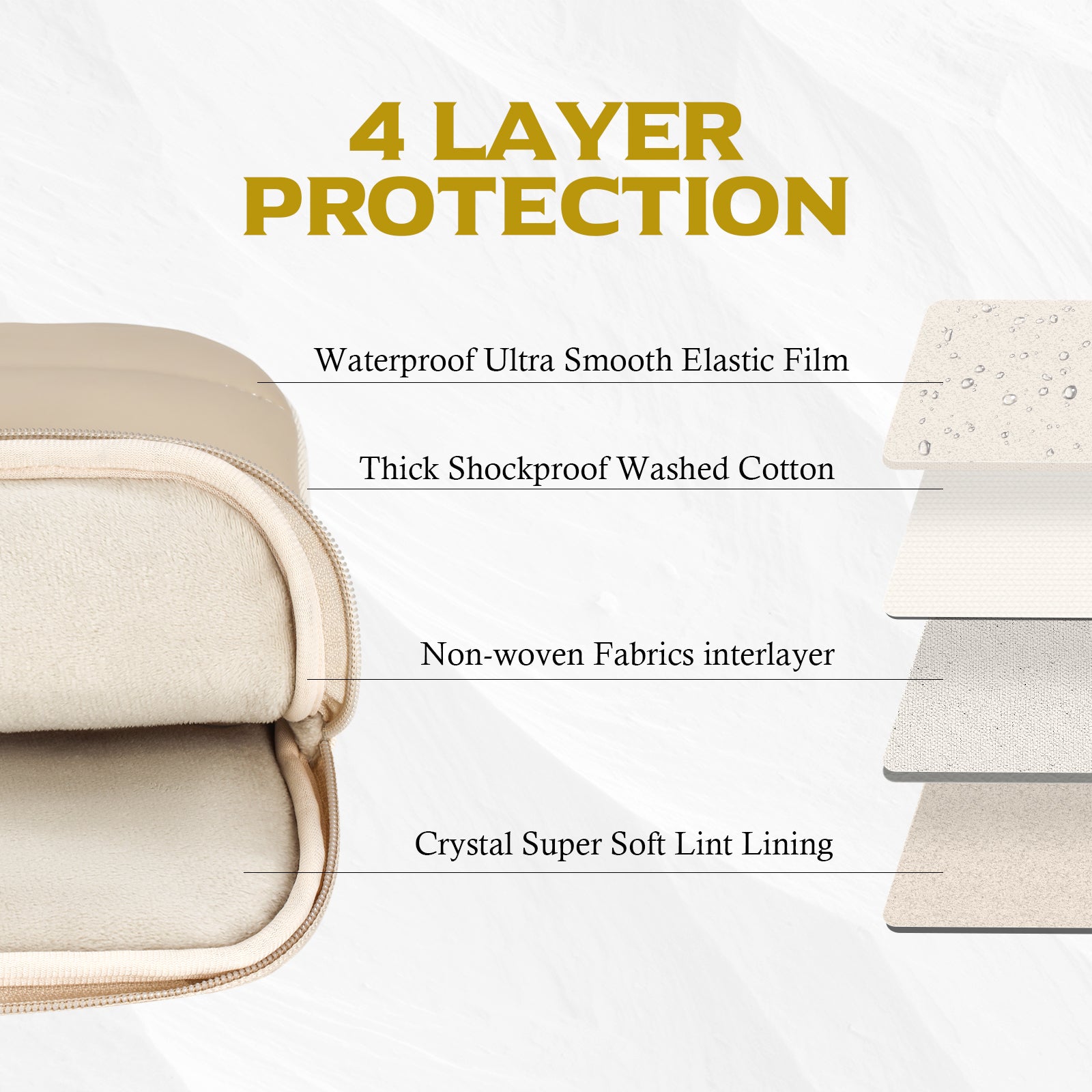 Bagasin Puffy Laptop Sleeve custodia laptop morbida idrorepellente