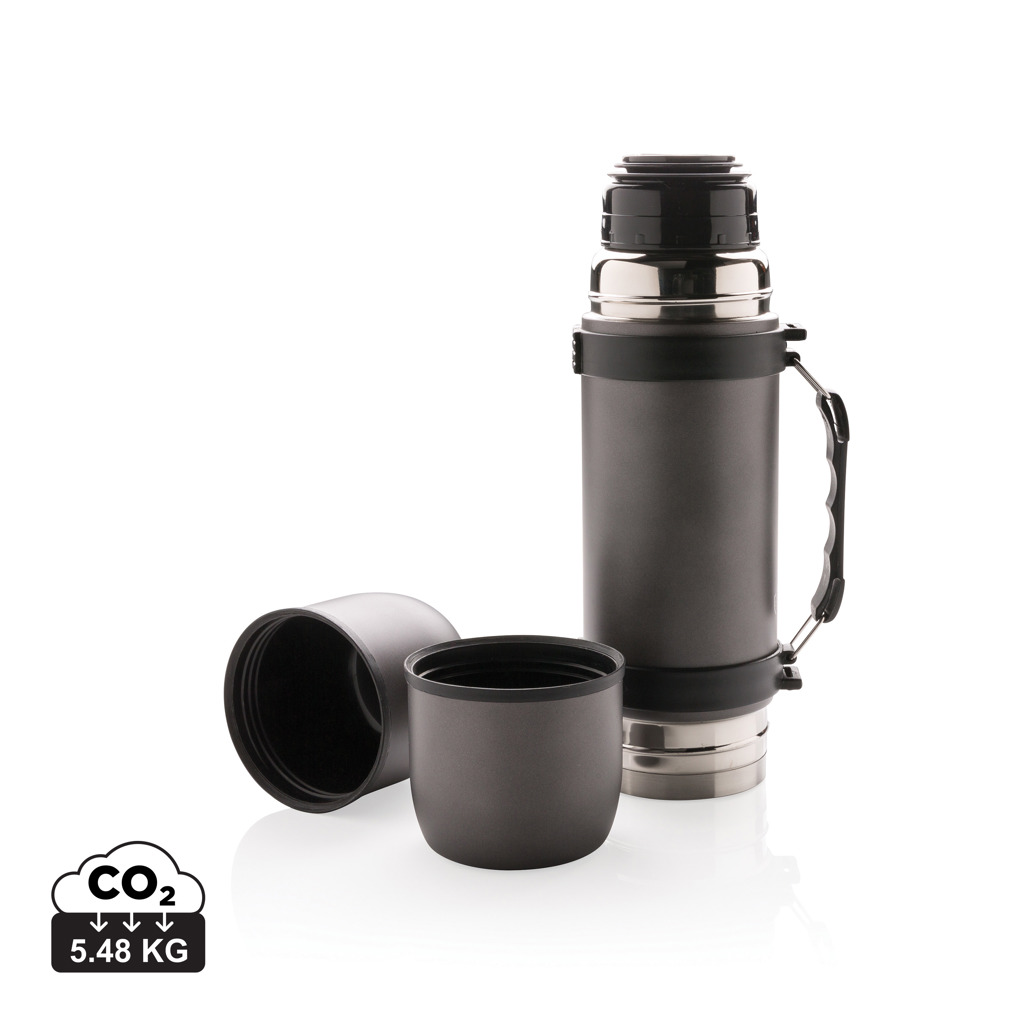 Swiss Peak Articoli per bevande Termos con 2 tazze termos 700 ml grigio