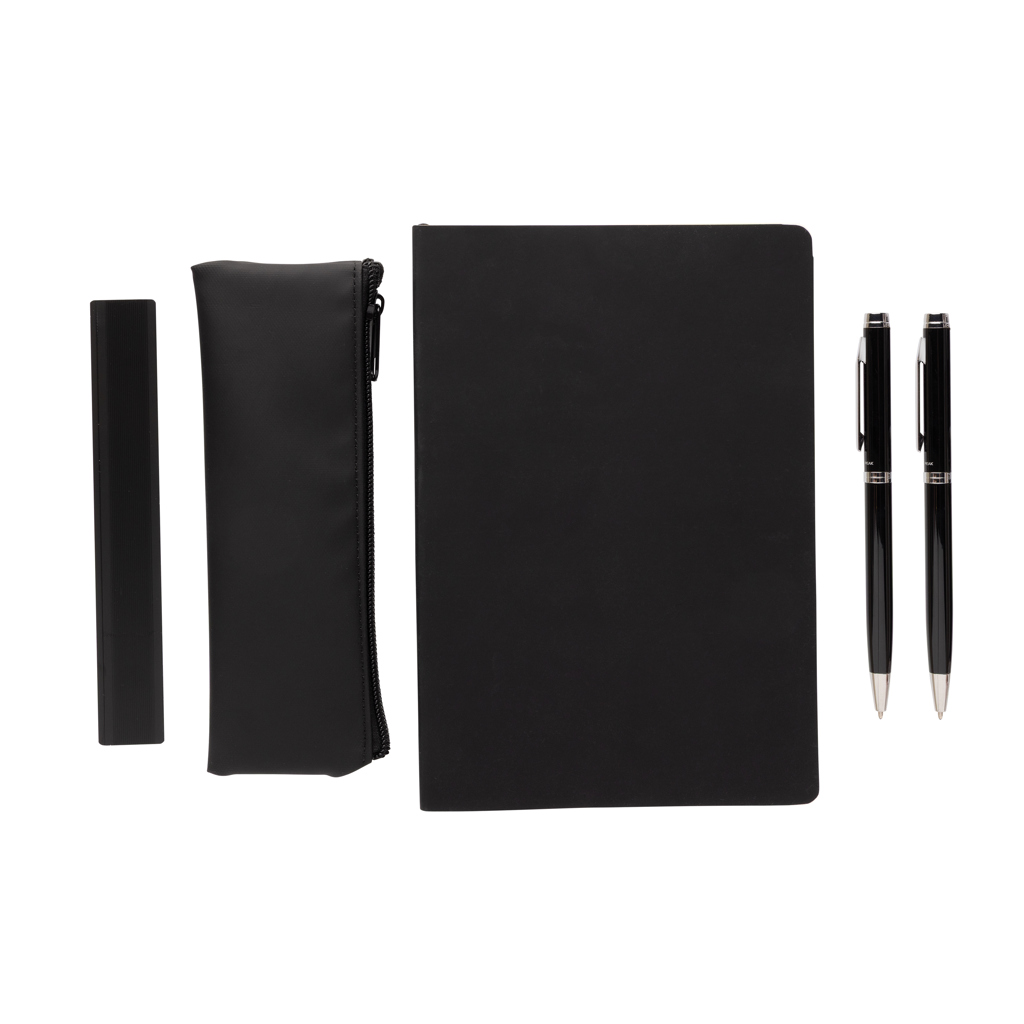Swiss Peak Ufficio & Scrittura Set ufficio OSLO RCS nero 64% riciclato