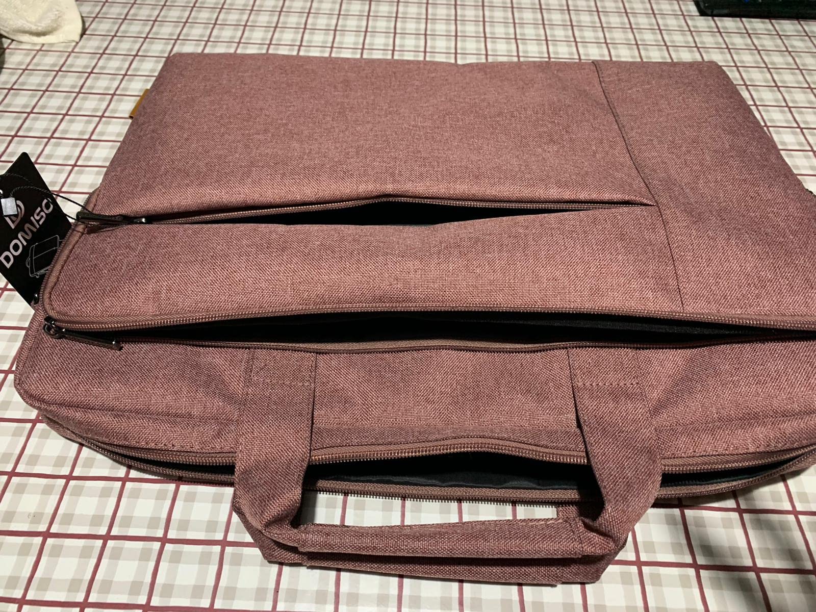 Domiso Laptop Briefcase 17,3 pollici borsa laptop Rosa impermeabile