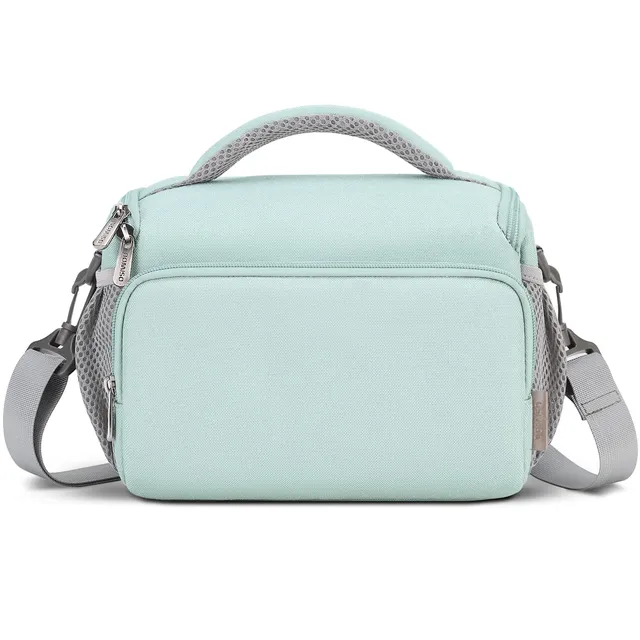DOMISO DSLR Camera Bag borsa fotocamera verde menta impermeabile