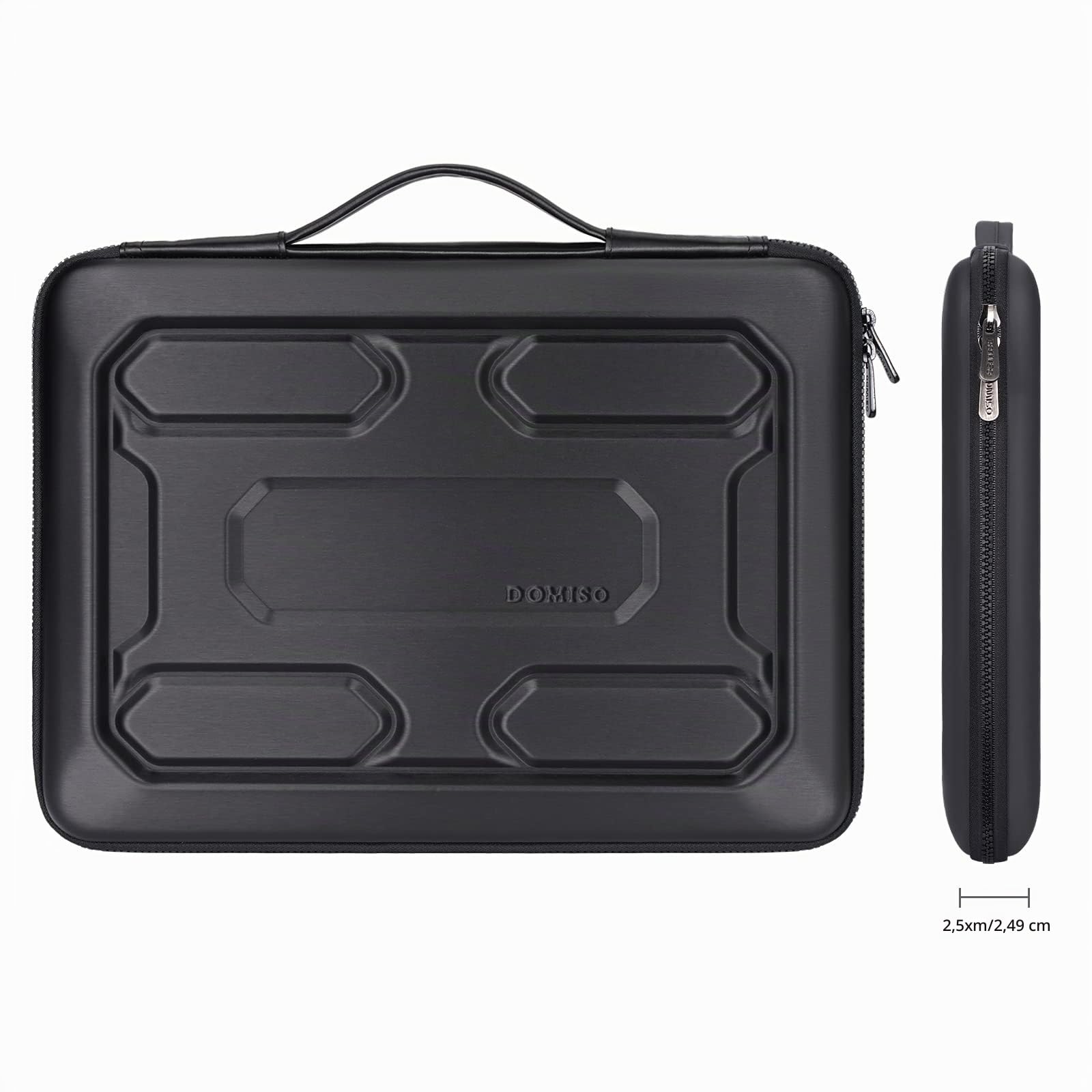 Domiso EVA Laptop Bag 17,3 pollici custodia laptop nera antiurto